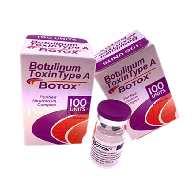 Les injections botulinum de toxine d'Allergan de retrait de ride dactylographient un 100iu