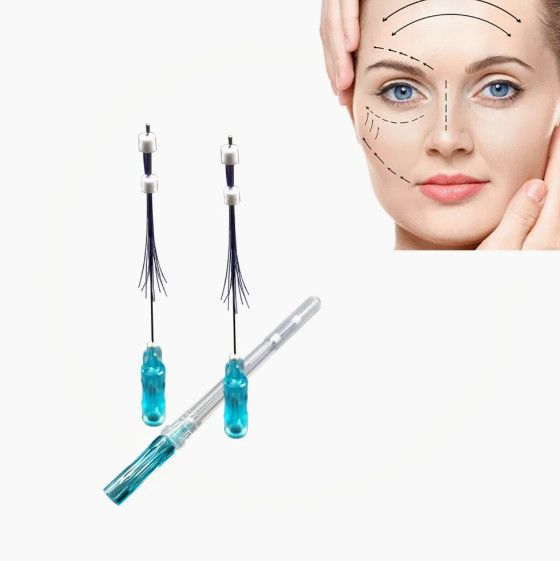 Levé de la peau de beauté fils de cog multi-fil de la Corée de la suture Pdo fil de levage pour les rides anti