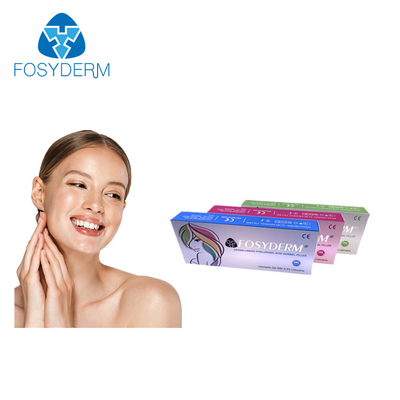 Injection cutanée d'acide hyaluronique de remplisseur liée par croix de Fosyderm ha 24mg
