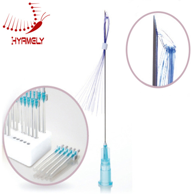 Vis mono lisse de levage de visage de la dent 4d 6d de fils de PDO PCL Hilos