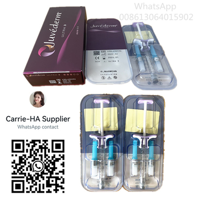 Remplisseurs transparents Juvederm ultra 3 de lèvre de Juvederm Voluma cutanés