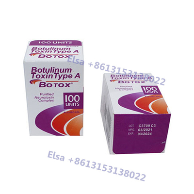 Toxine botulinum d'Allergan  100iu dactylographier un  cosmétique