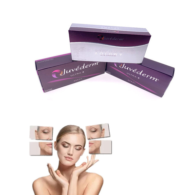 injection cutanée de remplisseur de 2ml Juvederm pour un acide hyaluronique plus dodu de joues de lèvres