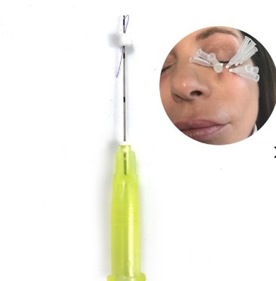 Les fils de dent de fil de levage de visage de PDO/PCL stimule la régénération de collagène