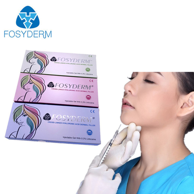 Remplisseur cutané profond fin de Fosyderm 2ml Derm pour les lèvres faciales Chin de rides