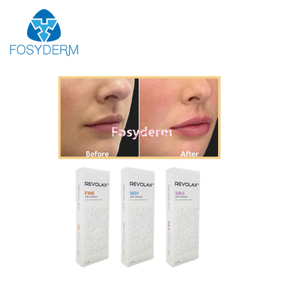 1.1 ml Remplisseurs de lèvres cutanés Revolax Fine Deep Sub-Q pour l' injection d' acide hyaluronique anti-rides