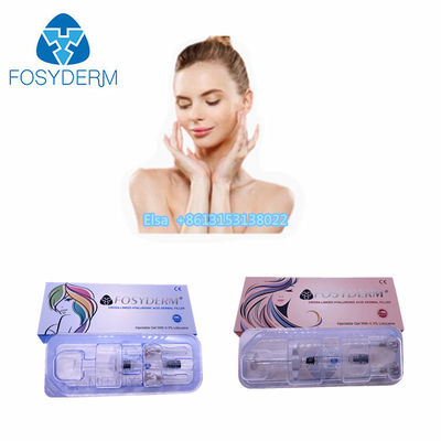 Fosyderm 2 ml Gel d'acide hyaluronique injections de remplissage cutané pour soins de la peau du visage et du nez