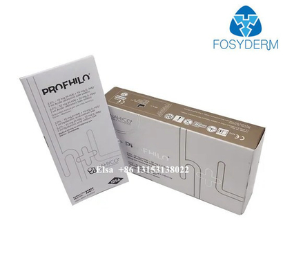 Seringue de 2 ml d'injection d'acide hyaluronique Profhilo, produit de comblement dermique