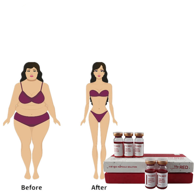 Injection lipolytique relâchée rouge meso de Lipo Lipo Mesotherapy