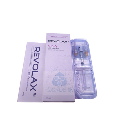La croix cutanée originale de remplisseur de la Corée Revolax a lié l'injection 24mg/Ml d'acide hyaluronique