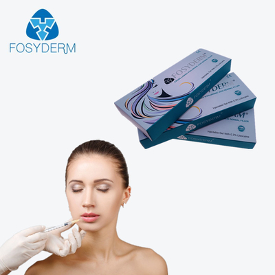 La nouvelle croix de paquet a lié le remplisseur cutané de gel d'ha 1.1Ml Derm pour remplir de lèvres
