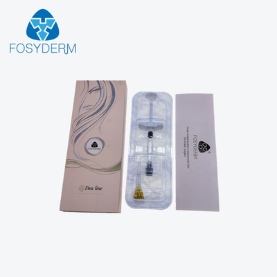 Remplisseur cutané de l'acide hyaluronique 1Ml et 2Ml de lignes fines de Fosyderm