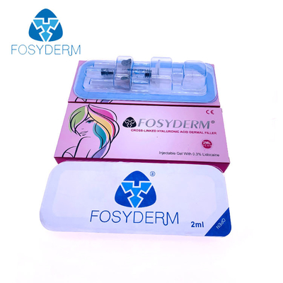 Lèvres plus dodues du remplisseur d'acide hyaluronique lié par croix de 2 ml Fosyderm