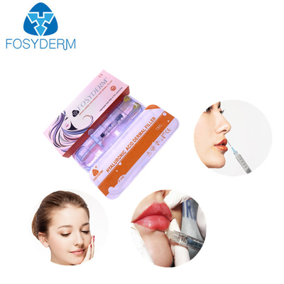 acide hyaluronique lié par croix cutanée d'injections de remplisseur de la lèvre 1ml