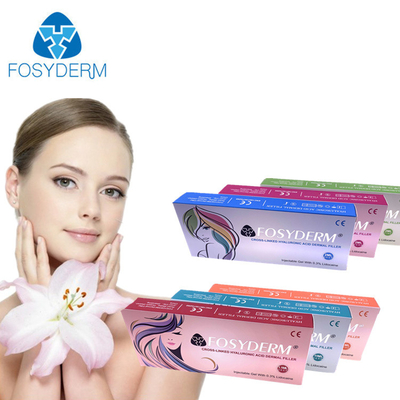 La croix cutanée de remplisseur de visage d'acide hyaluronique de Fosyderm a lié le gel 1ml 2ml 5ml d'ha
